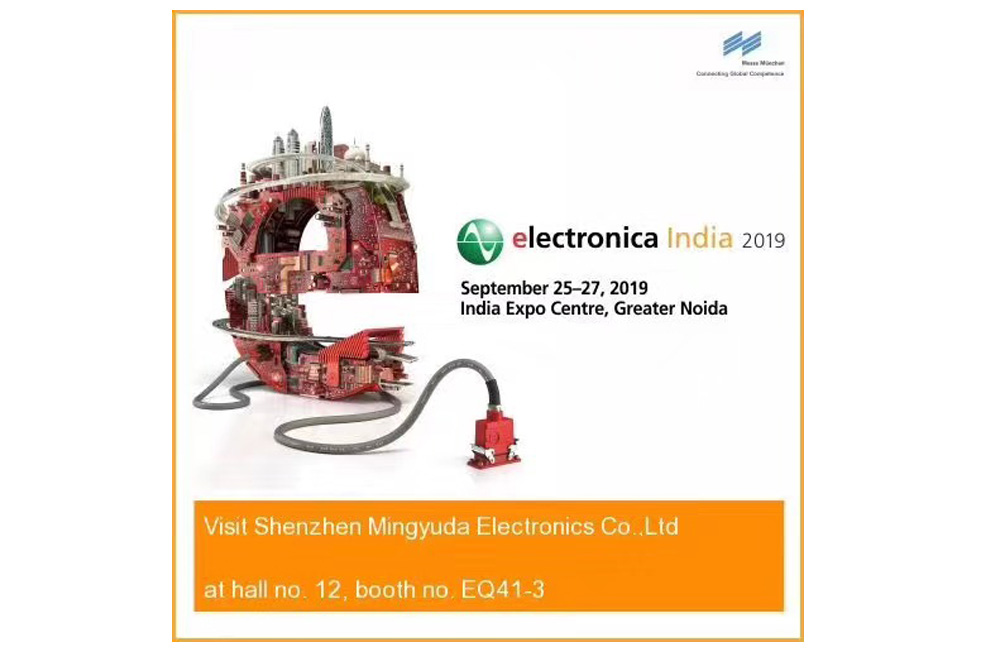 Shenzhen Mingyuda Electronics Co., Ltd. participated in the India International Electronic Components and Production Equipment Exhibition